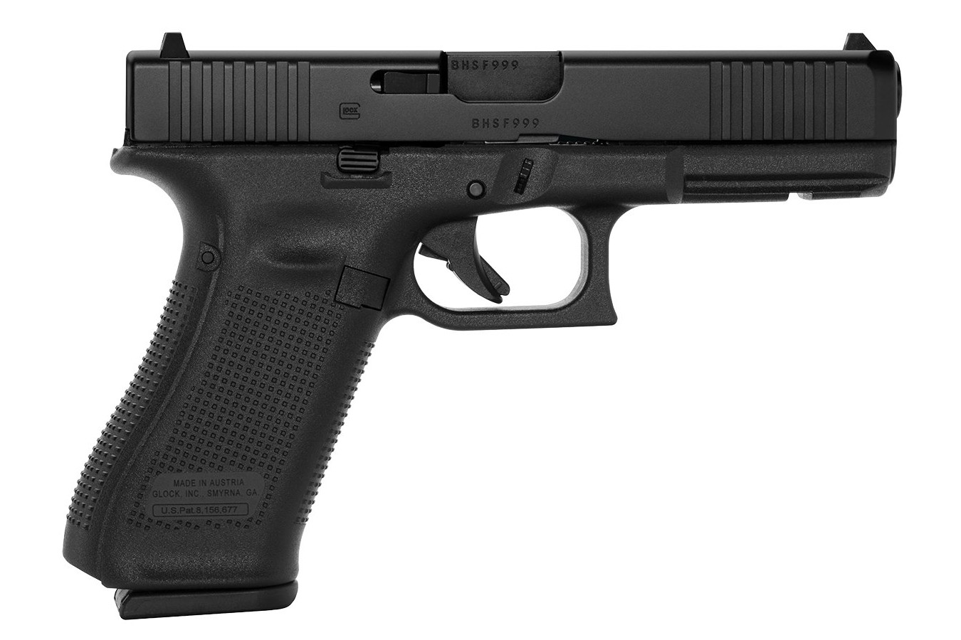 Glock 17 Gen5 9mm Pistol with Front Serrations (LE)
